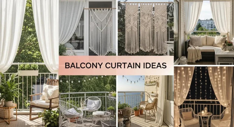 Balcony Curtain Ideas