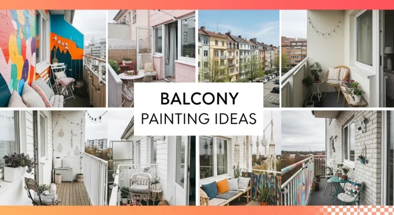 12 Balcony Painting Ideas to Make Small Spaces Feel Bigger