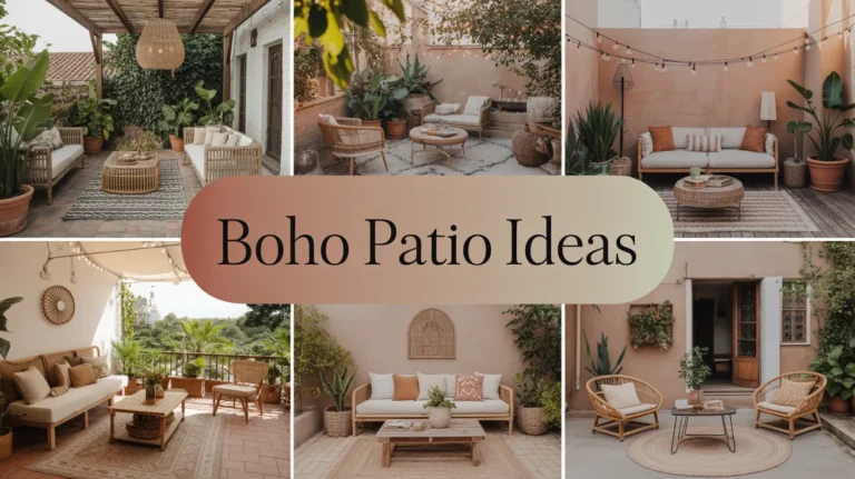 Boho patio ideas