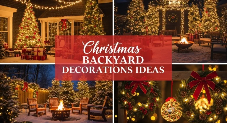 Christmas Backyard Decor