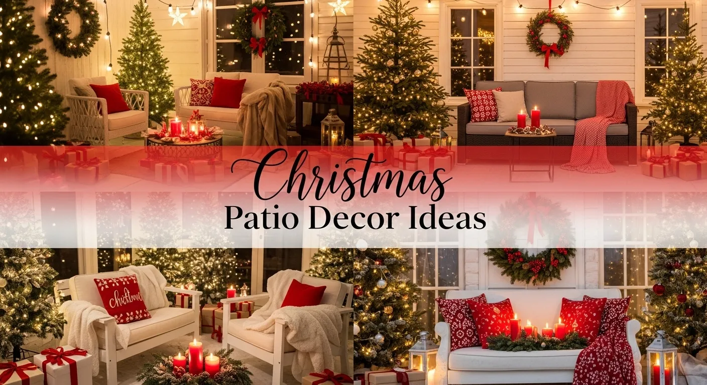 Christmas patio decor ideas