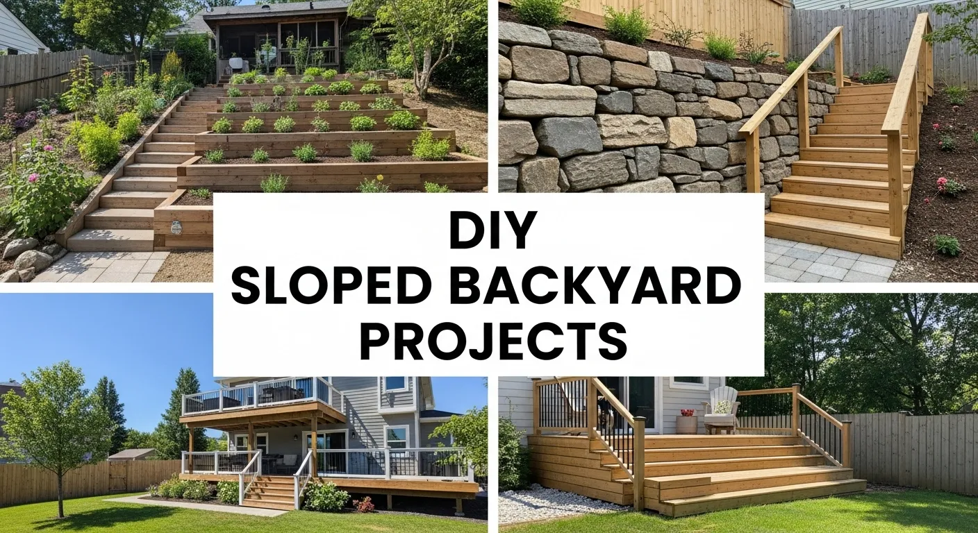 DIY Sloped Backyard Projects