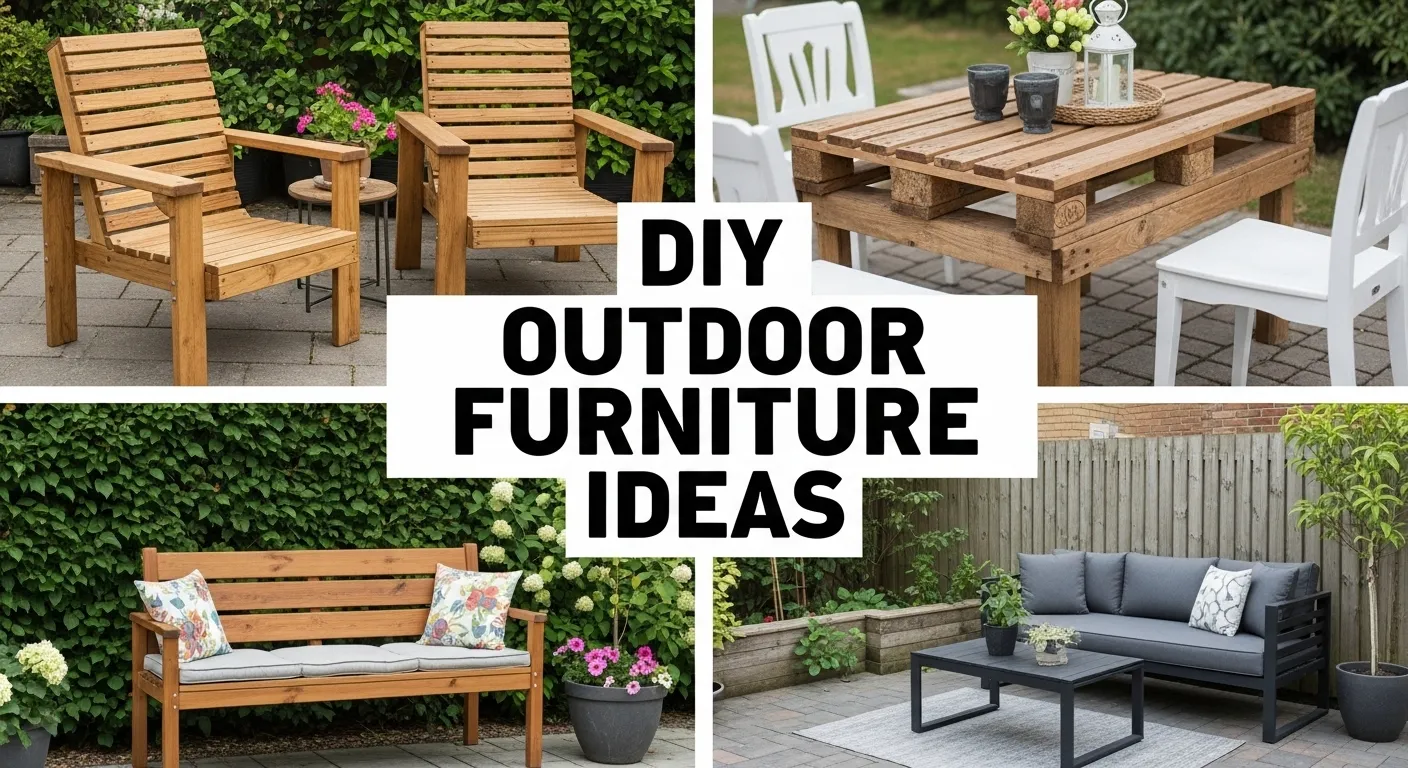 DIY outdoor furniture ideas
