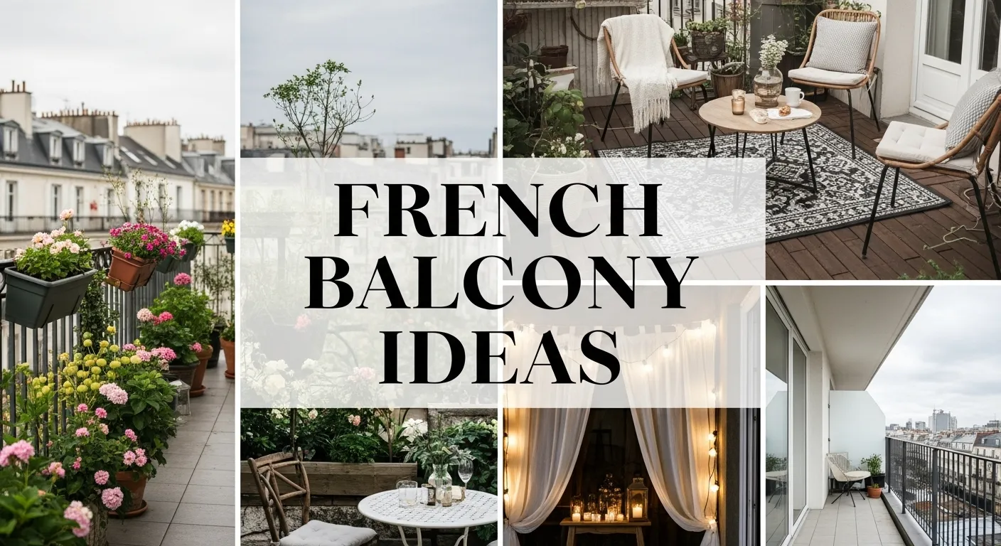 French Balcony Makeover Ideas