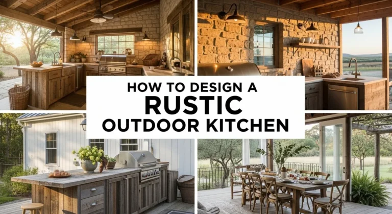 How to Design a Rustic Outdoor Kitchen