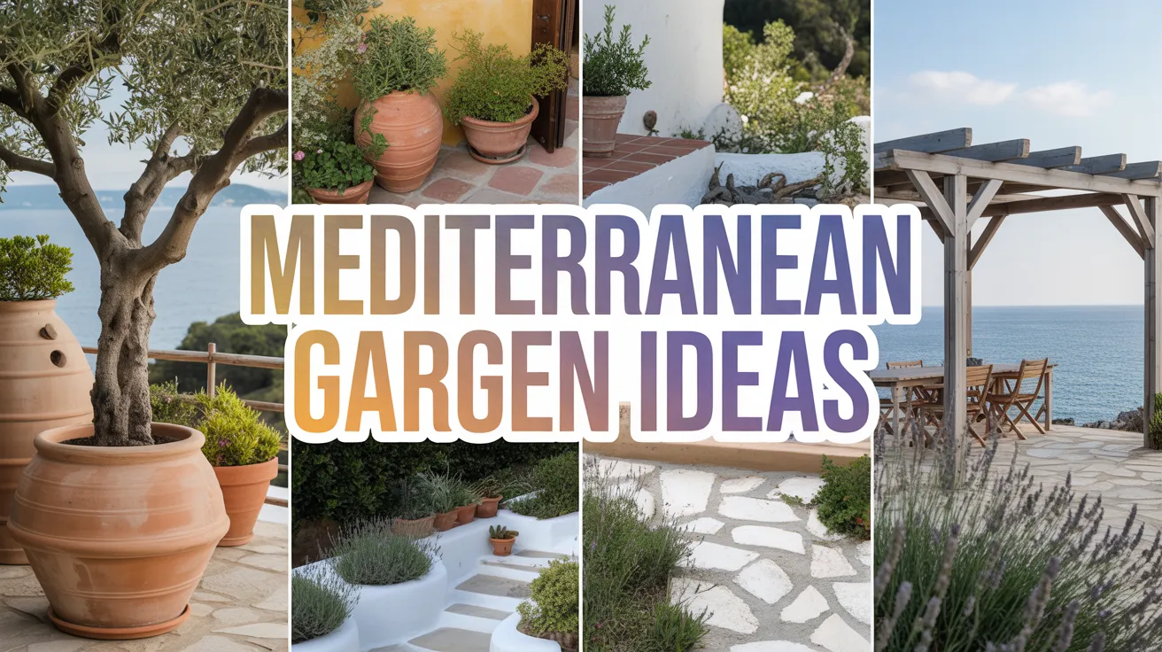 Mediterranean garden design ideas