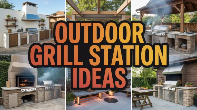 Outdoor Grill Station Ideas