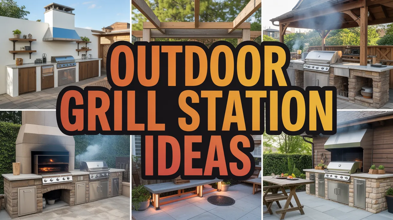 Outdoor Grill Station Ideas