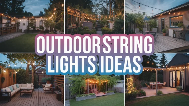 Outdoor String Lights Ideas