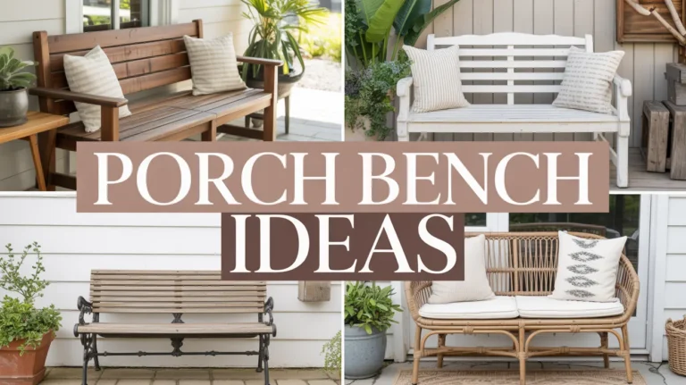 Porch Bench Ideas