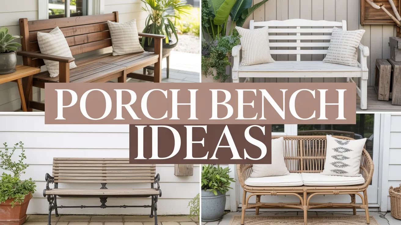 Porch Bench Ideas