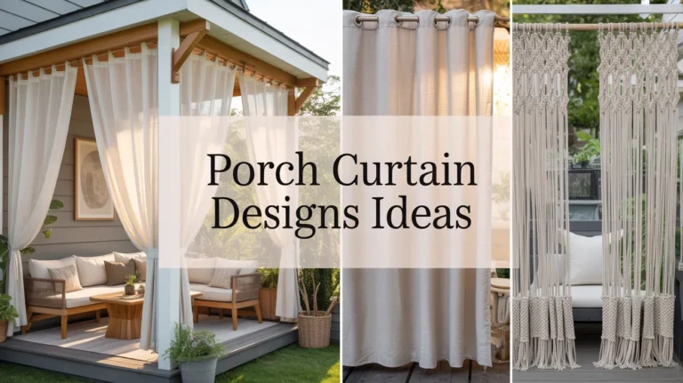 Porch Curtain Designs Ideas