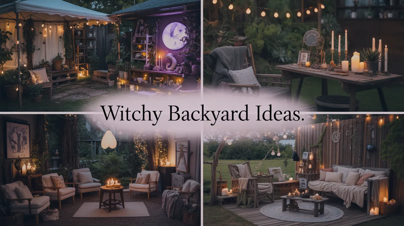 Witchy Backyard Ideas