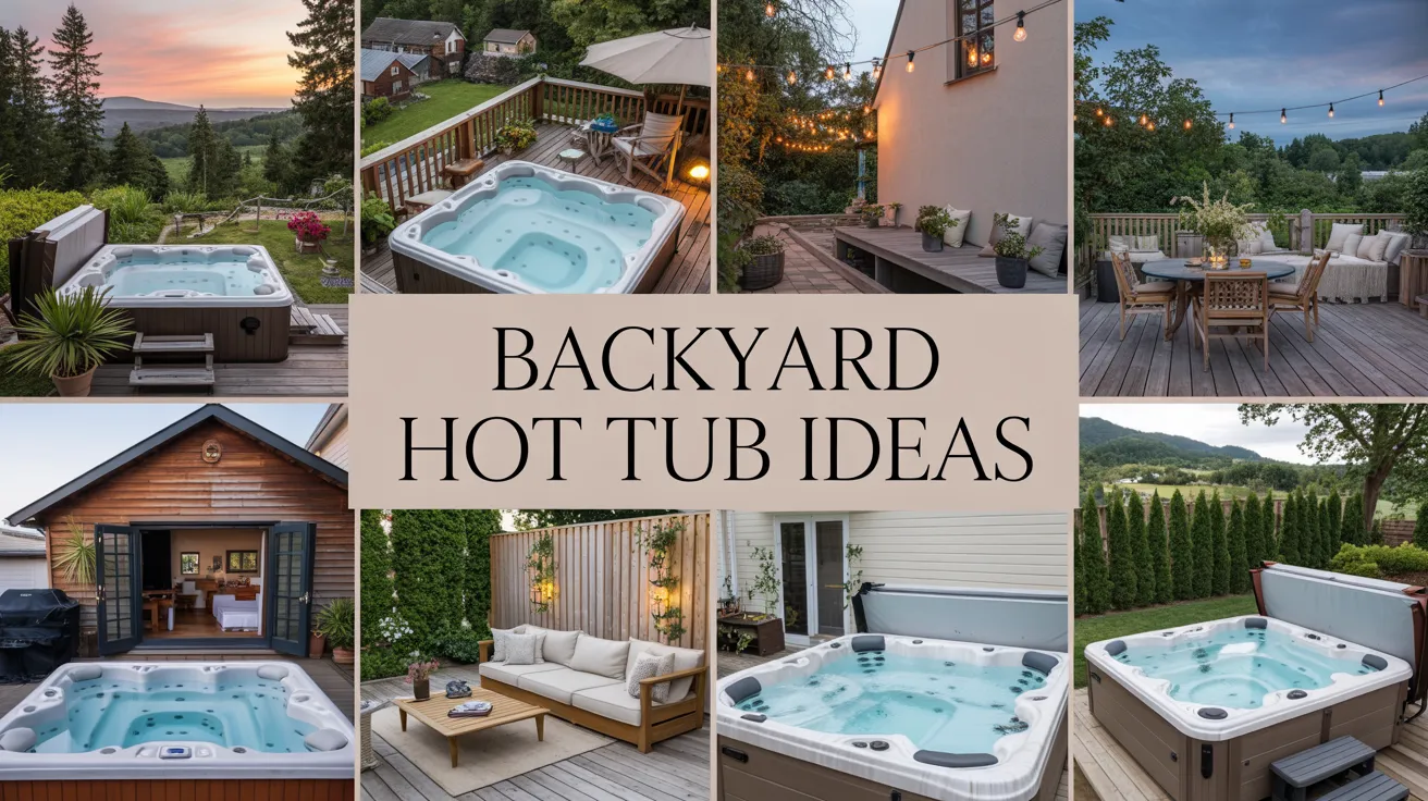 backyard hot tub ideas