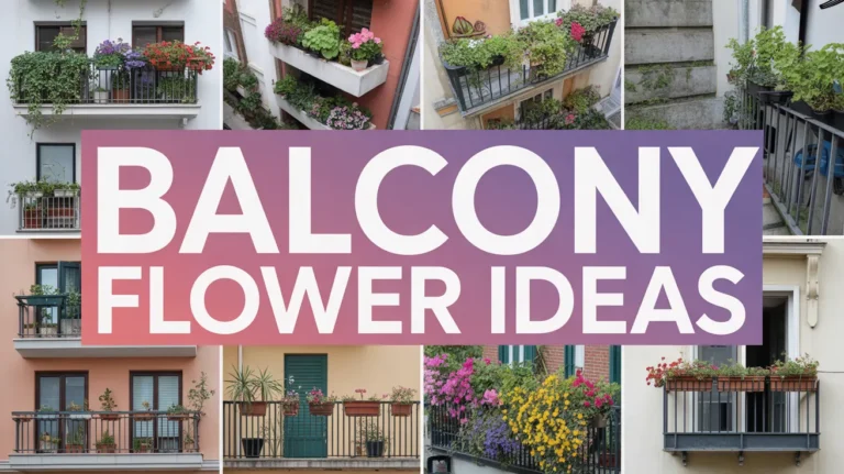balcony flower ideas,