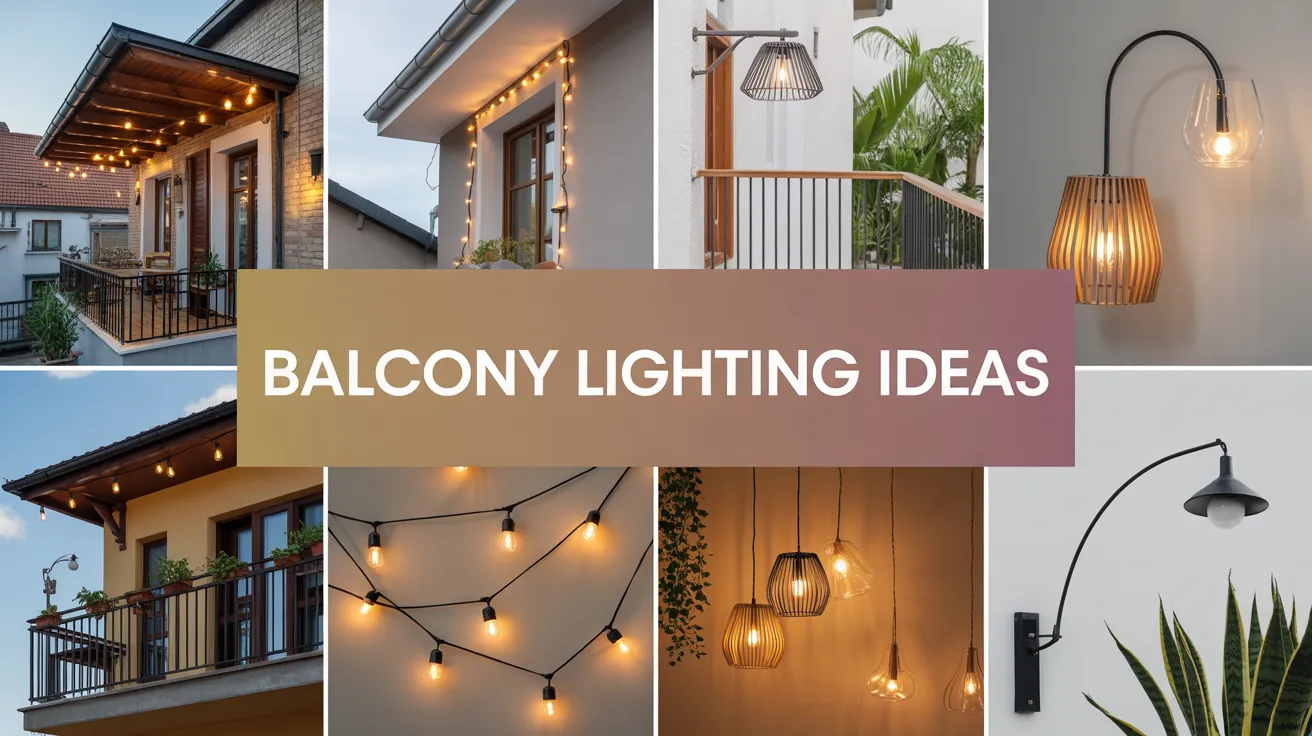 balcony lighting ideas