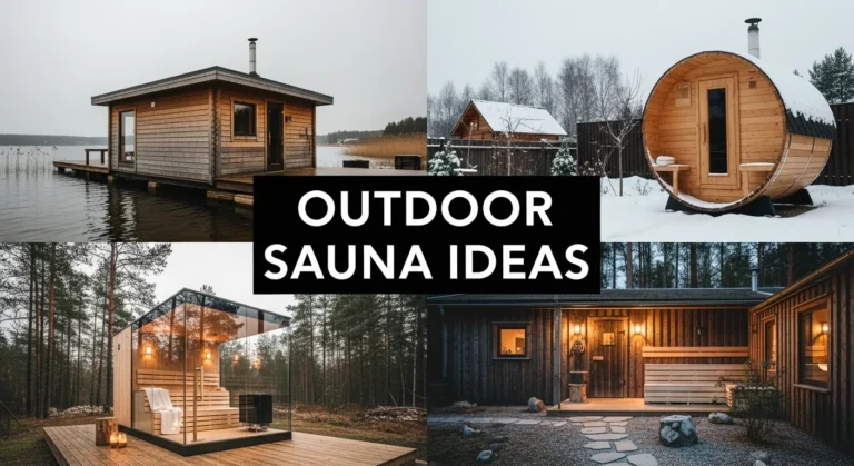 outdoor sauna ideas