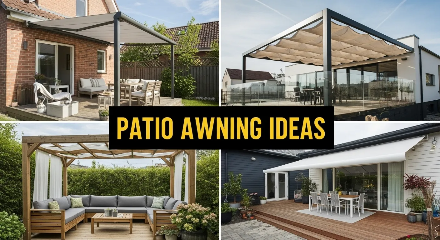 patio awning ideas