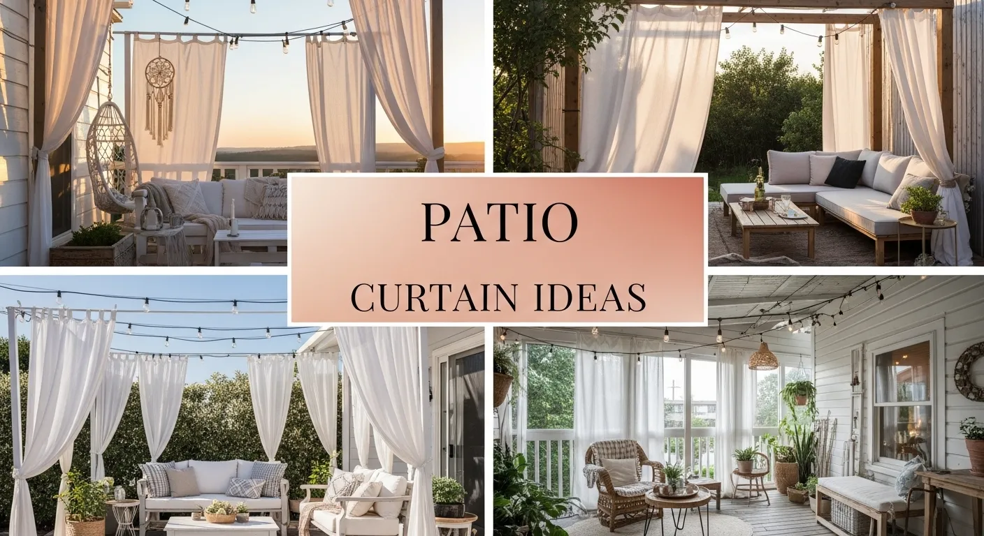 patio curtain ideas