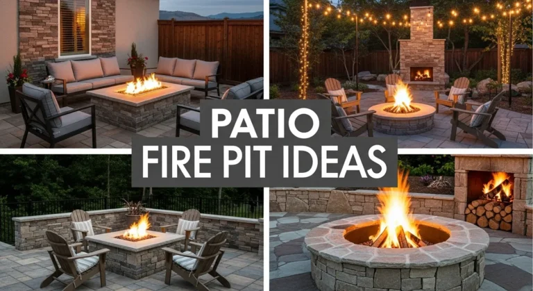 patio fire pit idea