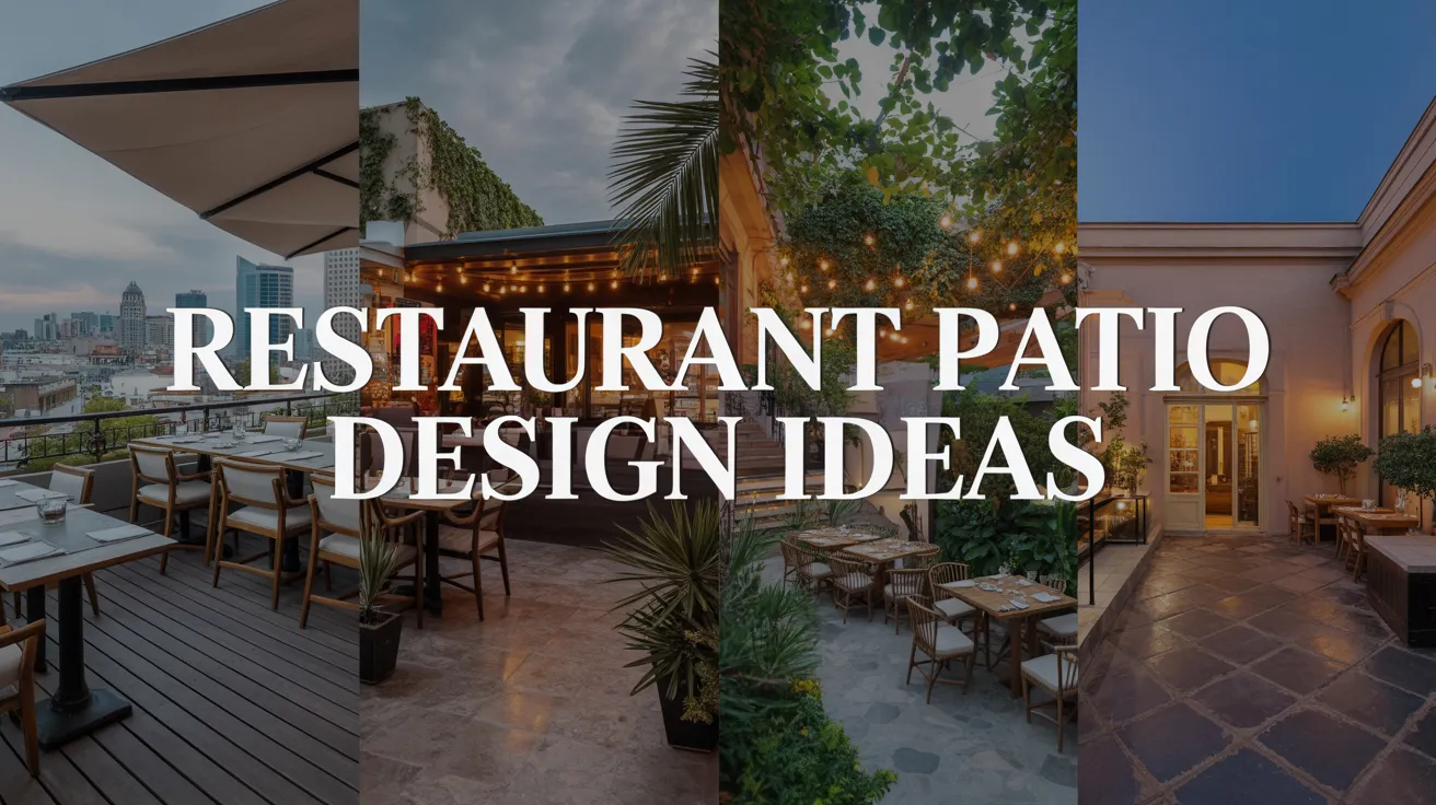 restaurant patio design ideas