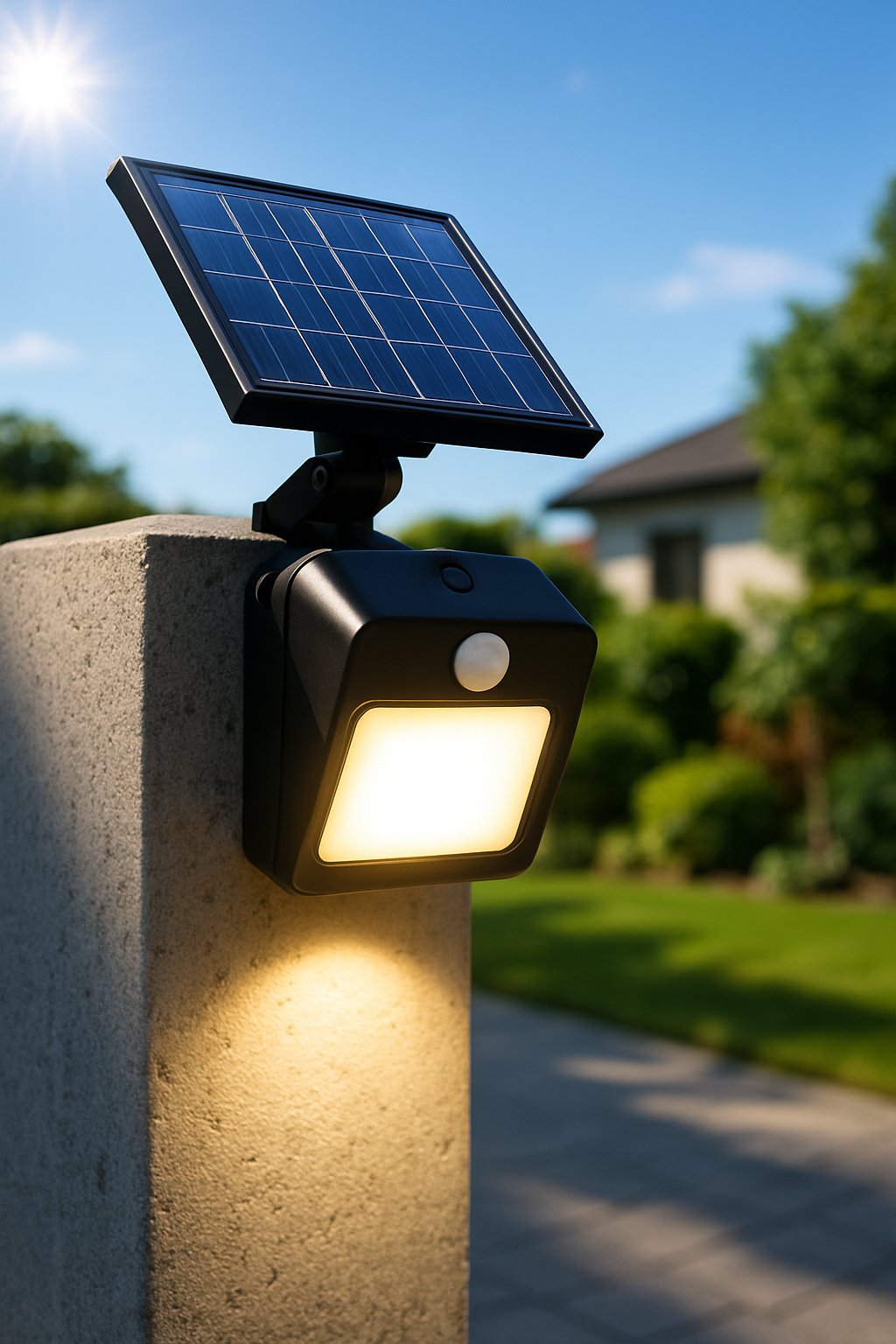 Solar-Powered Motion Sensor Lights