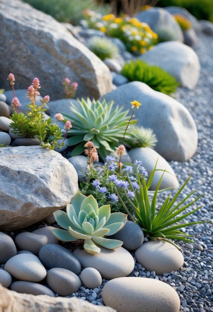 Blooming Rocks 18 Rock Garden Ideas That Blend Flowers, Stones & Simplicity