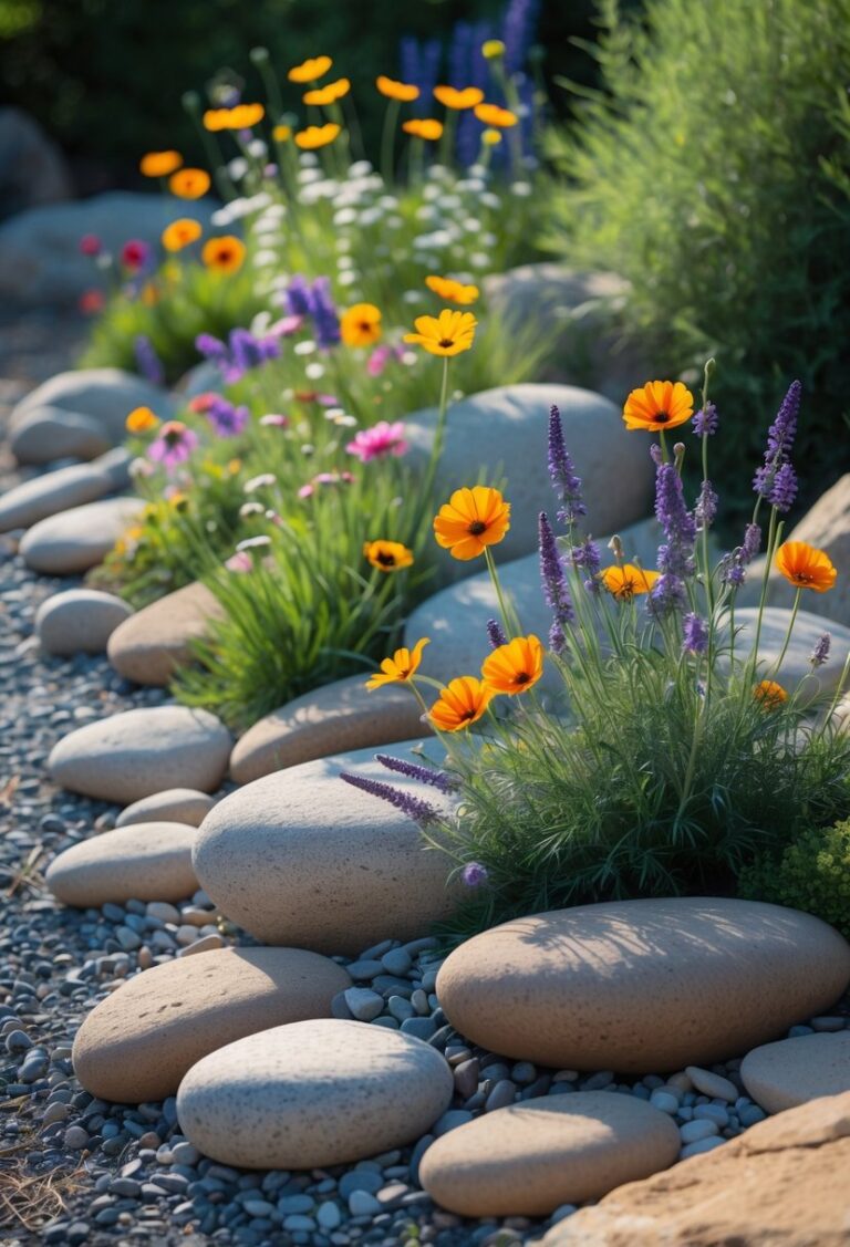 18 Rock Garden Ideas That Blend Flowers, Stones & Simplicity