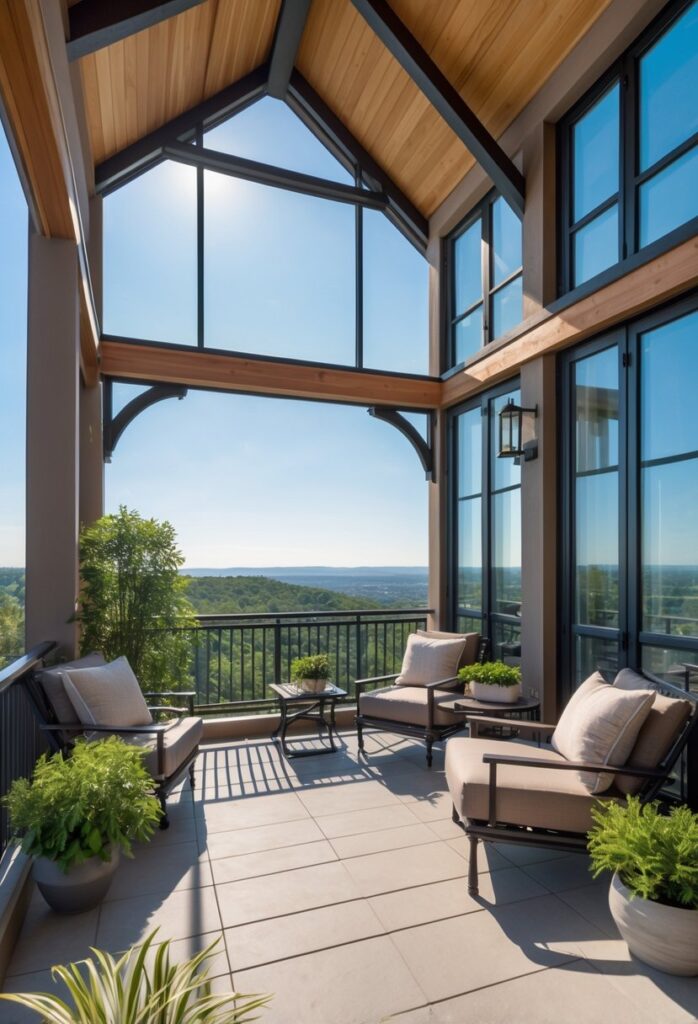 15 Balcony Ceiling Ideas That Add Style, Shade & Comfort